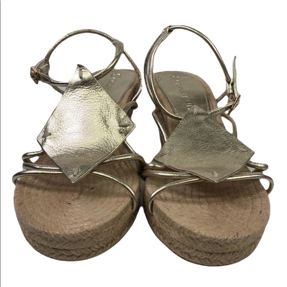 Tory Burch Diamond Patch Espadrille Wedge Shoes - Picture 7 of 10